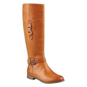 Sperry Top-Sider Tan Victory Cadence Leather Knee-High Boot